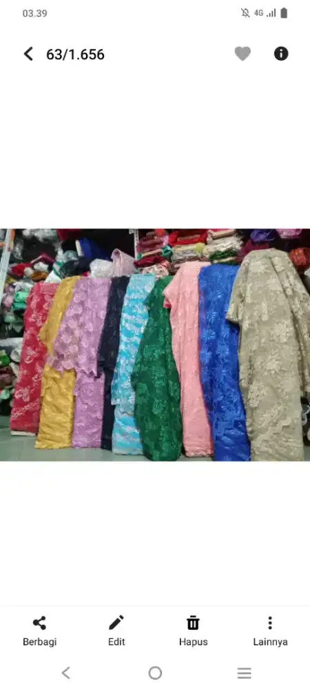 Bahan brukat premium