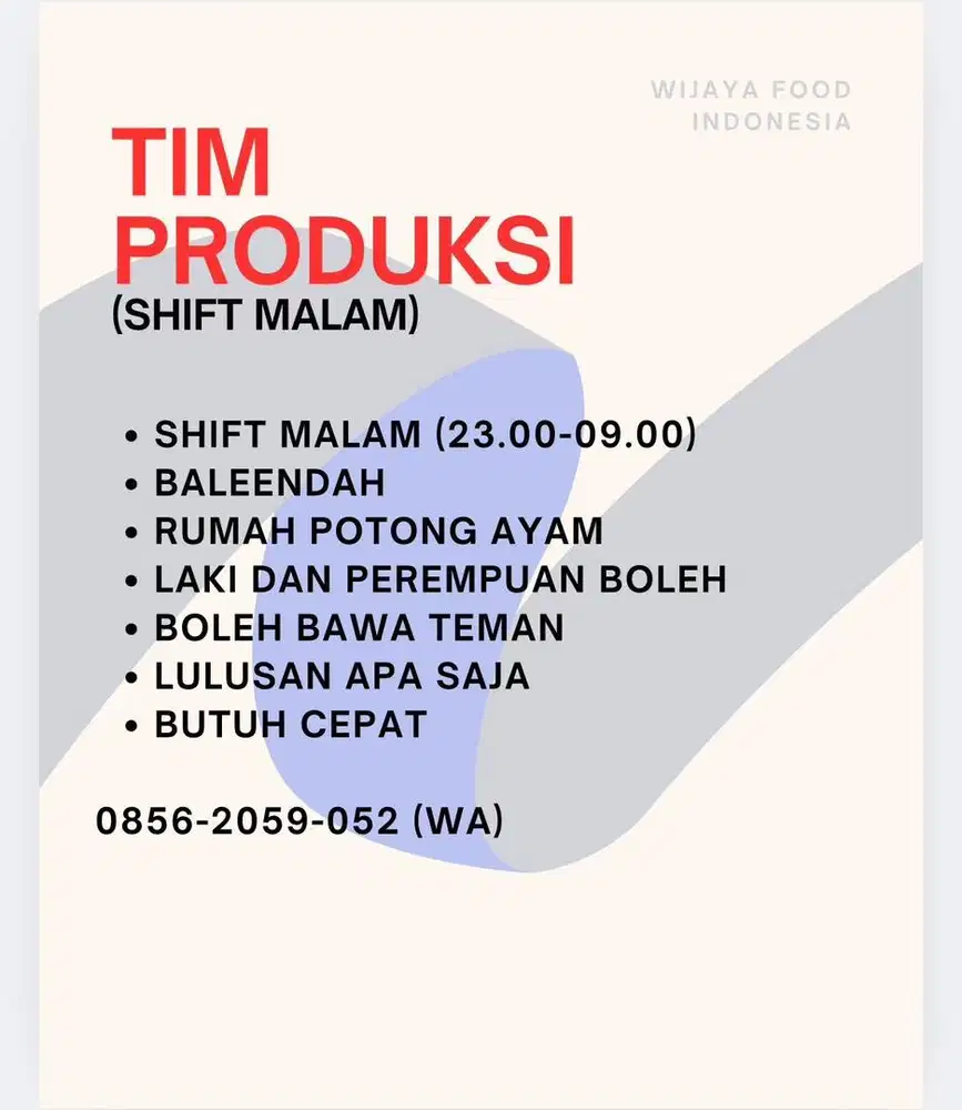 LOKER SHIFT MALAM