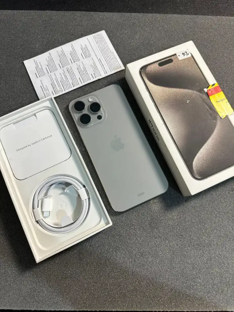 Iphone 15 promax 256 gb ibox natural titanium