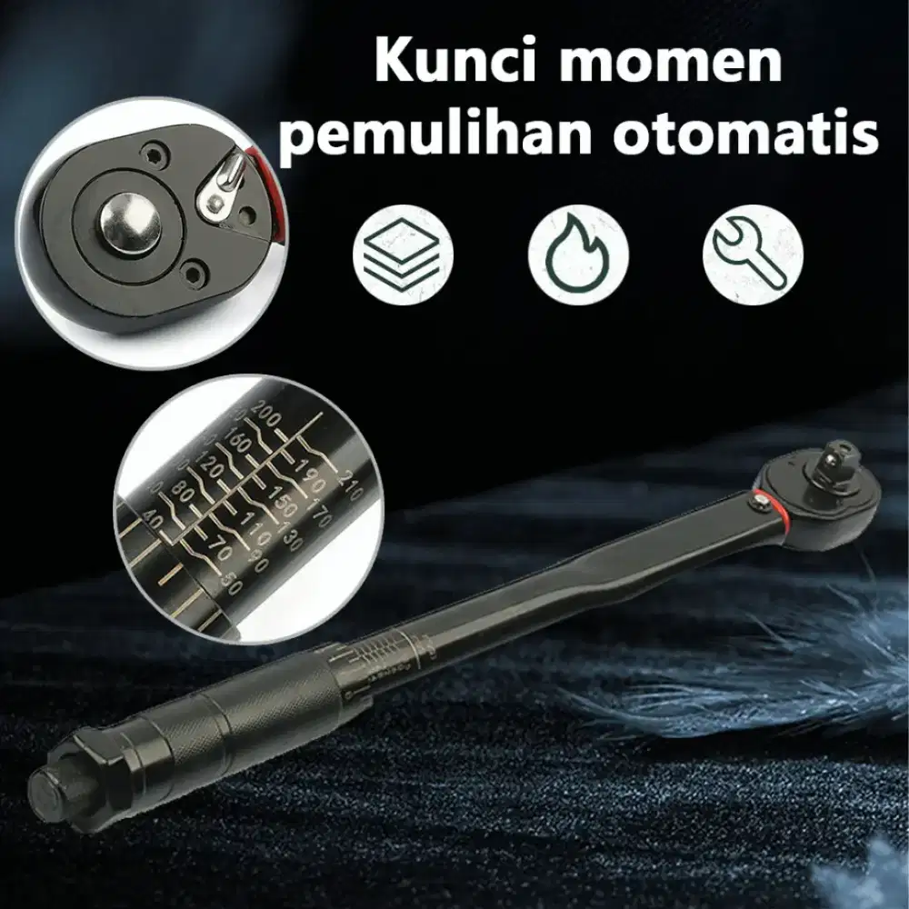 ½ inchi kunci momen torsi 28-210 Nm