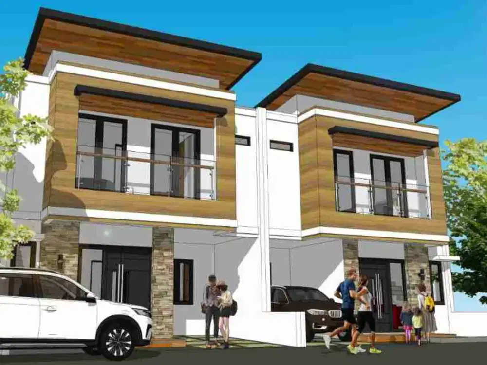 Rumah 2 lantai dekat kantor wali kota tangsel claster pamulang tangsel agv 14