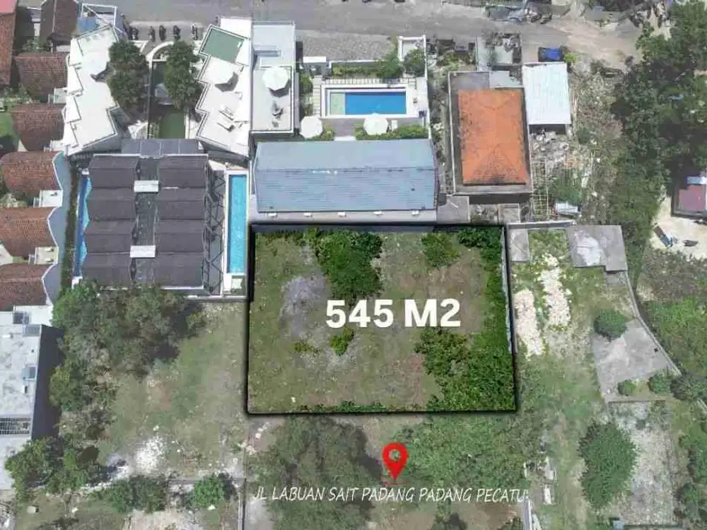 DIJUAL TANAH SIAP BANGUN LOKASI JALAN LABUAN SAIT PECATU BALI