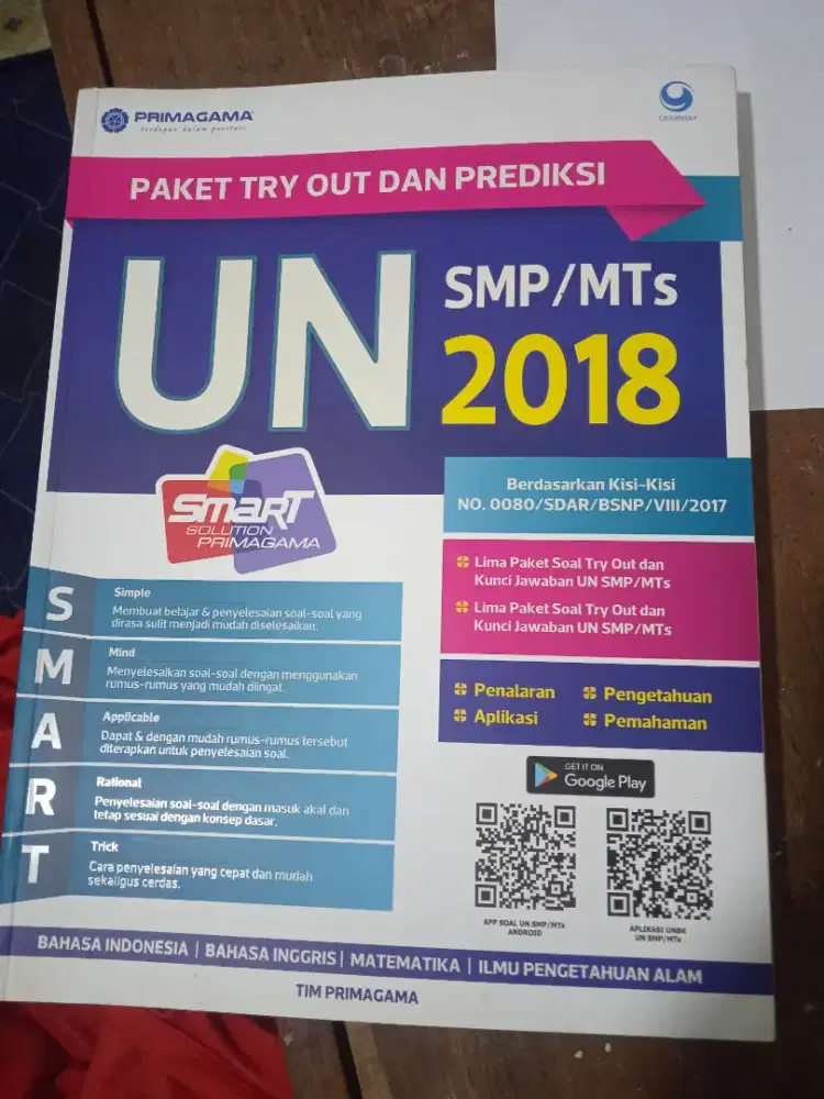 Paket ujian nasional untuk smp