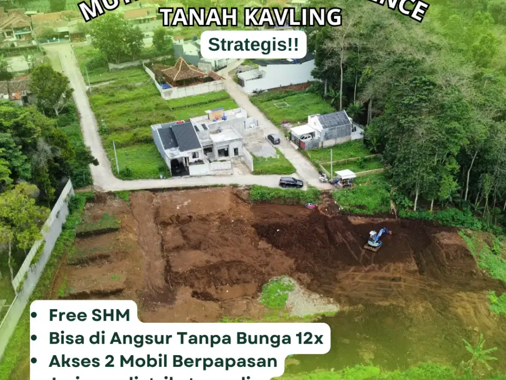 Kavling Datar Termurah di Cluster Mutiara Kolmas Free SHM, Segera Amankan Unit!