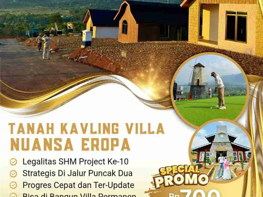 DI JUAL TANAH KAVLING BERNUANSA EROPA SATU-SATUNYA DI BOGOR TIMUR