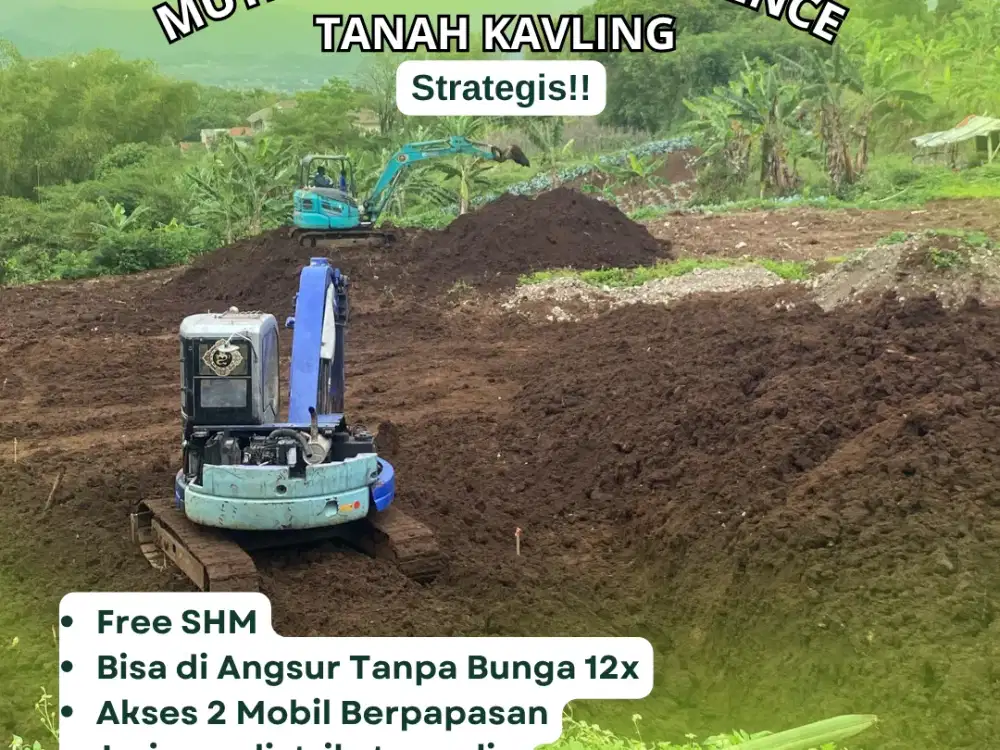SHM AMAN! Kavling Cimahi Utara, Investasi Tahan Inflasi, Bisa Langsung Bangun