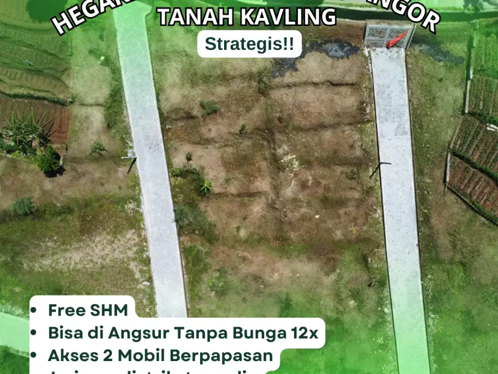 SHM! Kavling 101m² Jatinangor: CICIL 12X TANPA BUNGA, Lokasi UNPAD Area