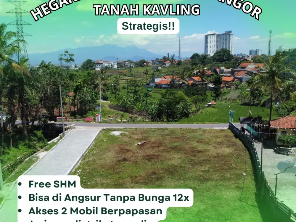 Tanah Investasi Jatinangor 80-272M²: Buktikan Akses 2 Mobil, Cicil 12x Tanpa Bunga