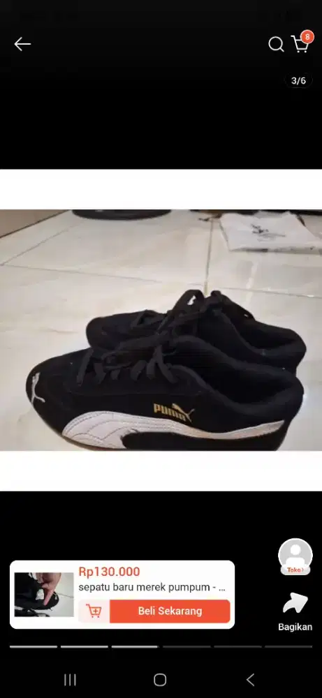 Sepatu puma size 39
