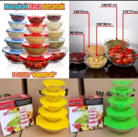 Mangkok kaca 5PCS
