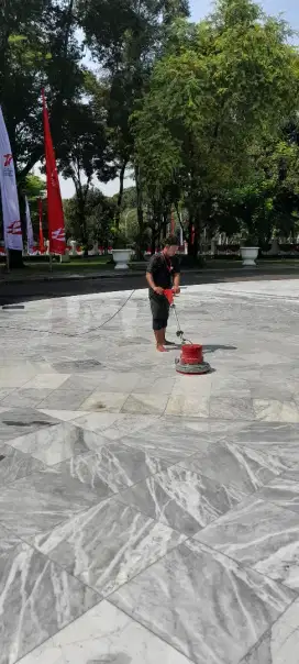 Jasa poles lantai marmer