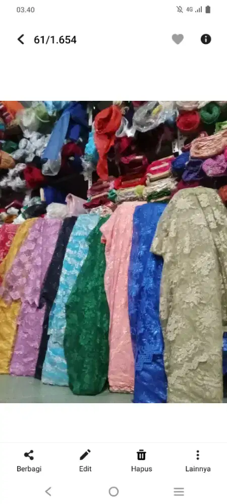 Bahan kain brukat premium