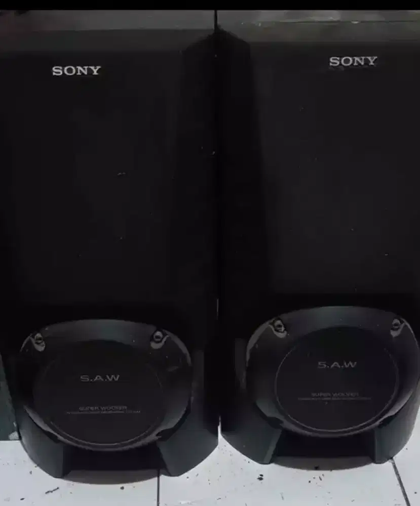 speaker pasif SONY S.A.W SUPER woffer