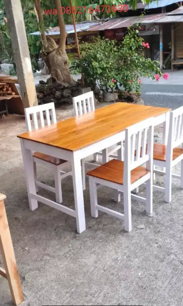Meja kursi makan dan cafe resto