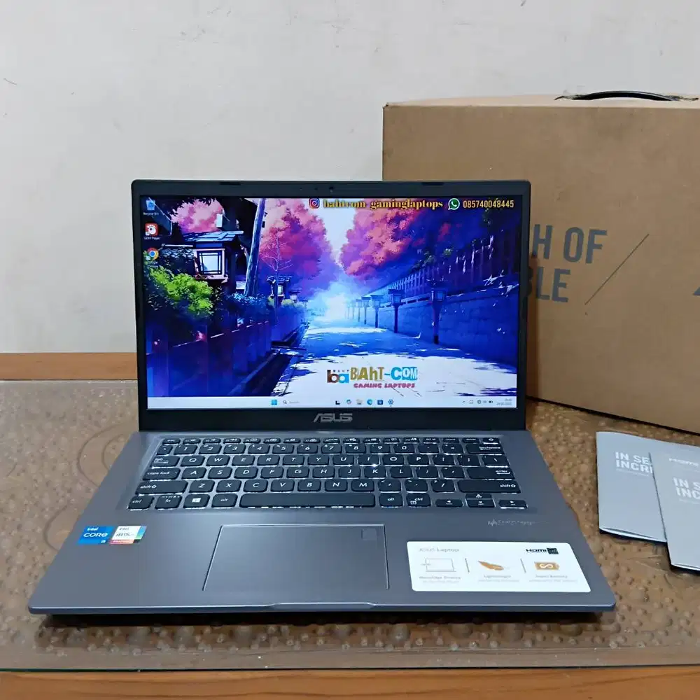 ASUS VIVOBOOK A416EA I5-1135G7 IRIS XE 16GB 512GB FHD BACKLIT MULUS