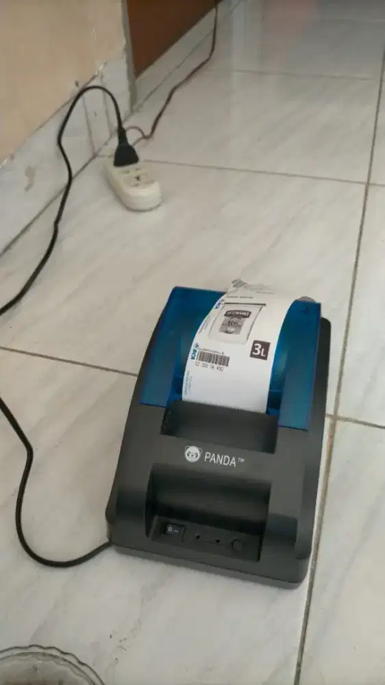 Printer termal kondisi sangat bagus + kertas termal original