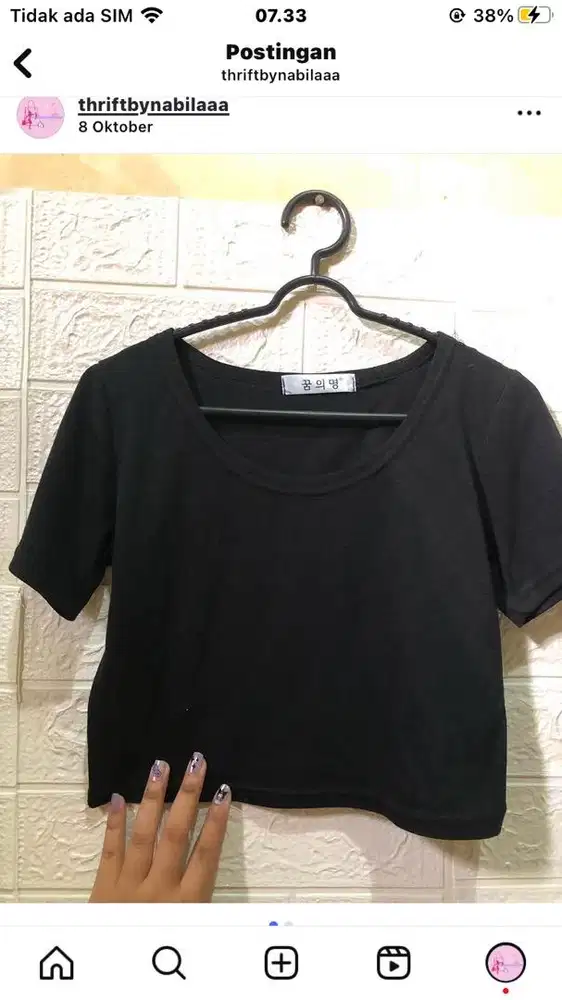 kaos samtai crop