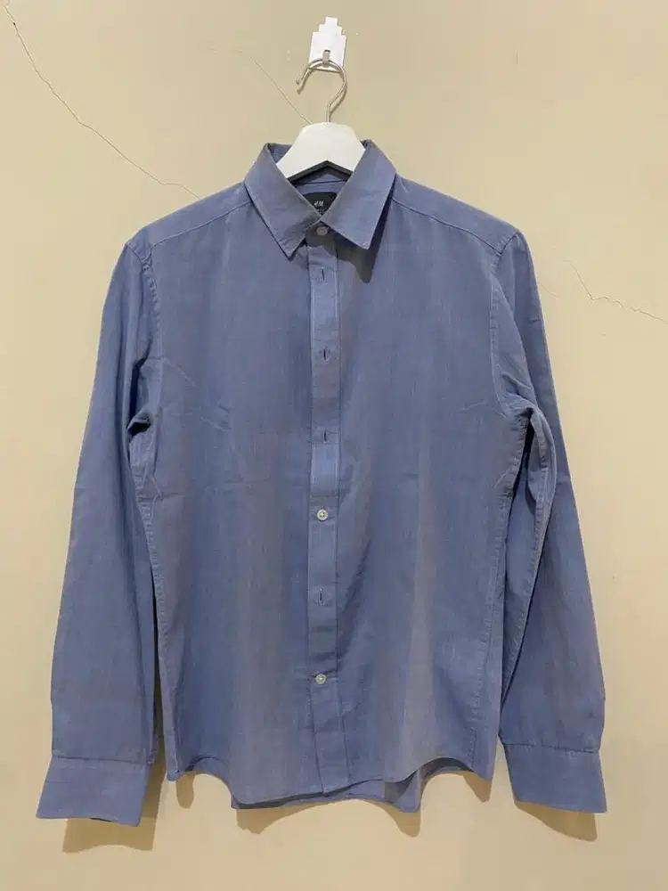 Kemeja biru H&M