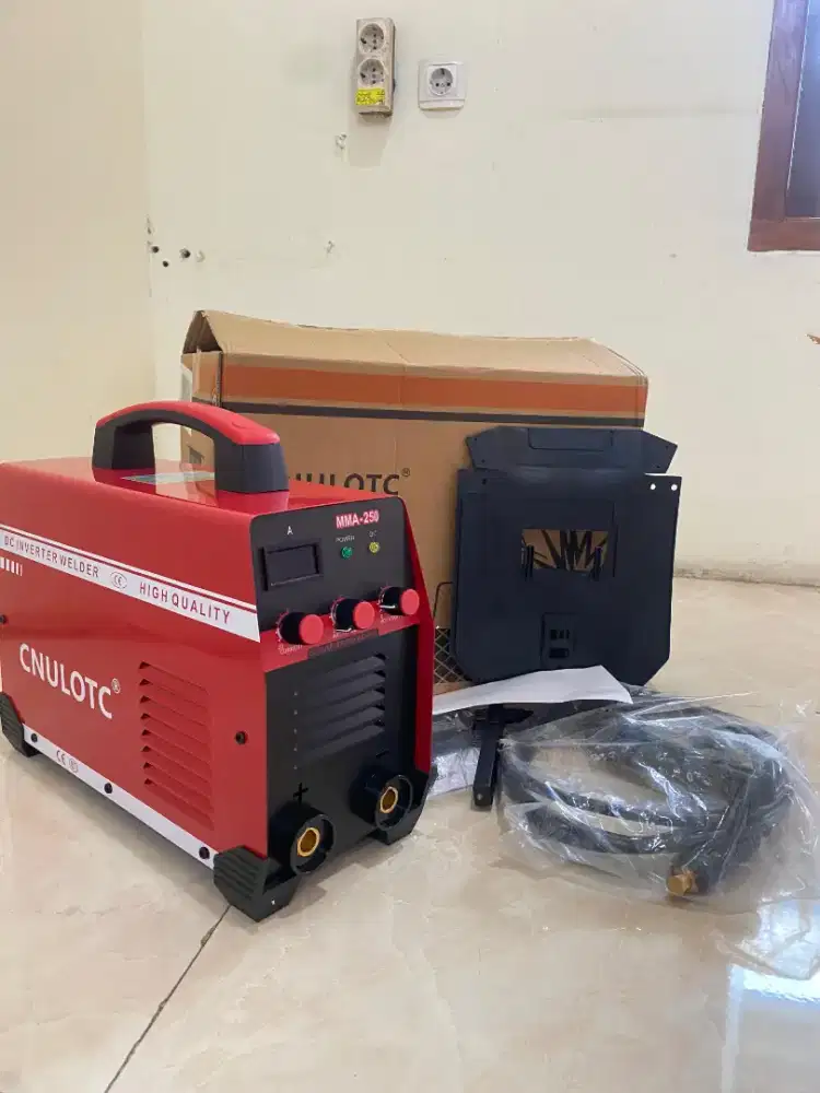 MESIN LAS MMA 250A 1 PHASE CNULOTC SMAW STIK INVERTER LAS LISTRIK