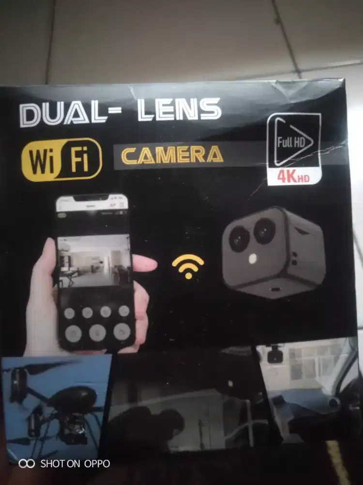 Kamera wifi dual lens Untuk helm, drone, CCTV