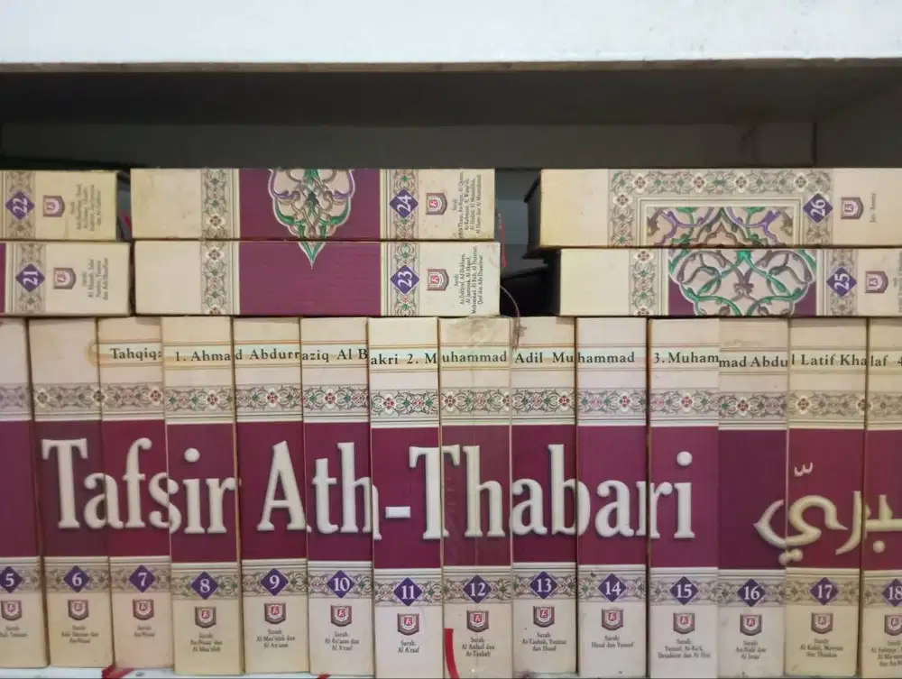 Buku kitab Tafsir Ath Thobari 1 set Original Pustaka Azzam