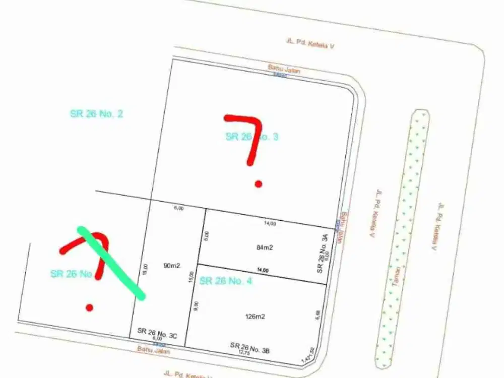 Kavling Kecil Bisa KPT Lokasi Bagus Villa Melati Mas Serpong BSD