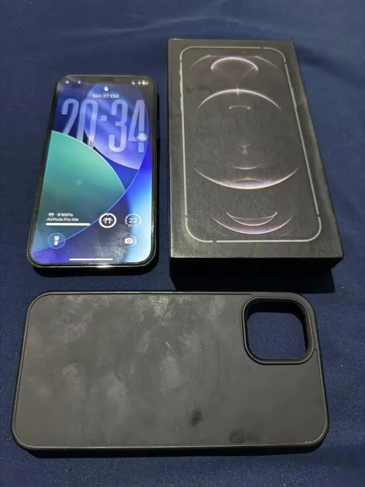 Iphone 12 pro 128gb grey 5G fullset inter LL/A NON CUKAI MURAH