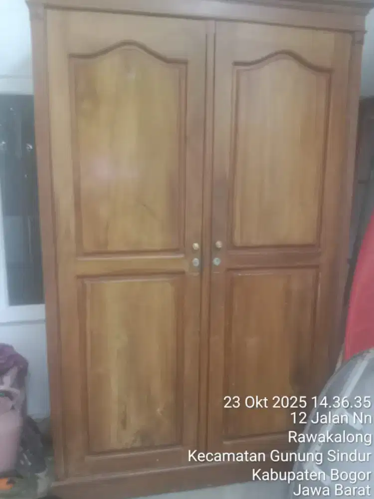 Jual lemari kayu jati
