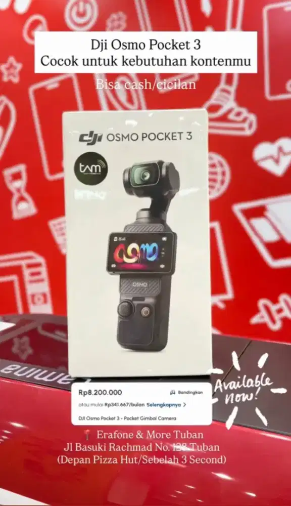 Promo DJI osmo POCKET 3