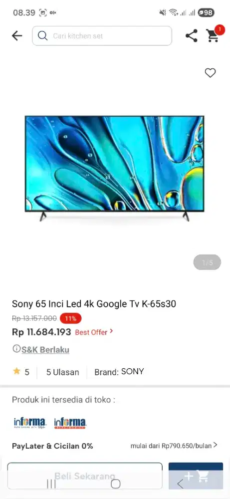 SONY GOOGLE TV 65INCH PROMO