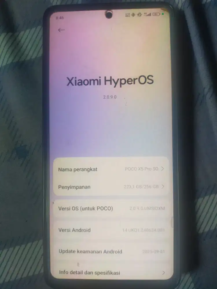 Dijual HP Poco X5 Pro 5G 8/ 256 Second ( BU )
