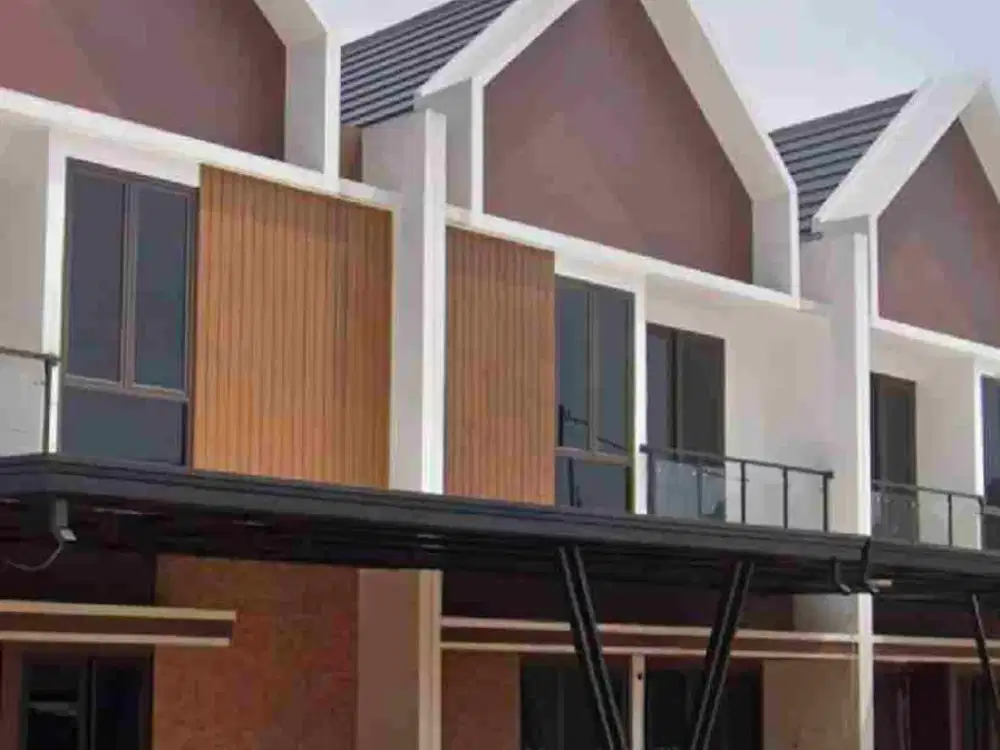 dijual rumah 900 jt mewah cluster 2 lantai di jatiasih lingkunagn asri bebas banjir