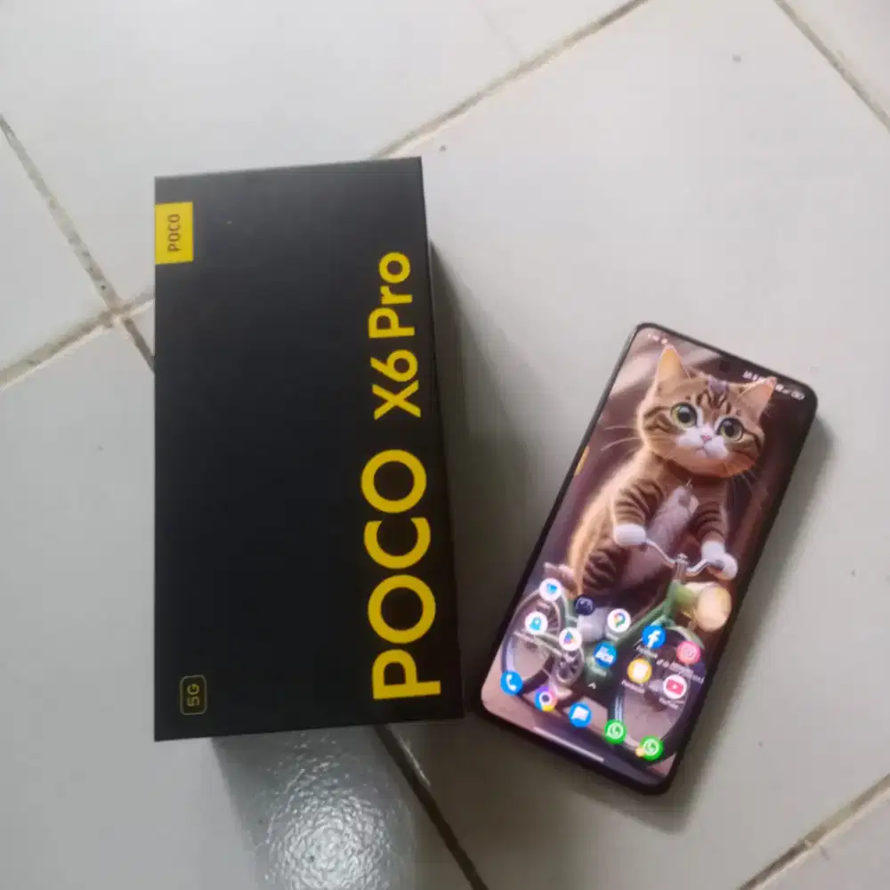 Poco x6 Pro 5g 12/512GB mulus garansi panjang