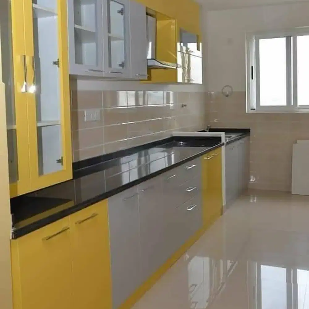 Custom Interior Kitchen Set, Backdrop TV, Lemari, Wardrobe, Kitchenset