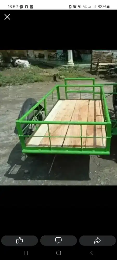 Spesialis buat trmpahan sasis becak brng