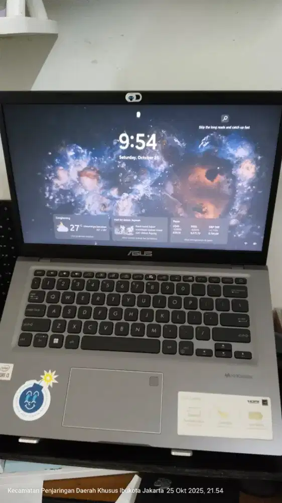 Laptop asus  A416FA-FHD324
12GB/756GB