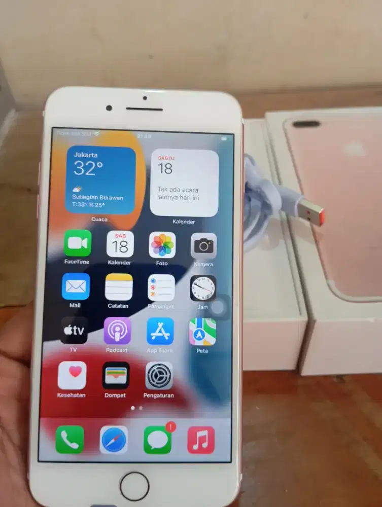 I PHONE 7 PLUS 3/256 GB ORIGINAL IBOX UNIT MULUS NO MINUS