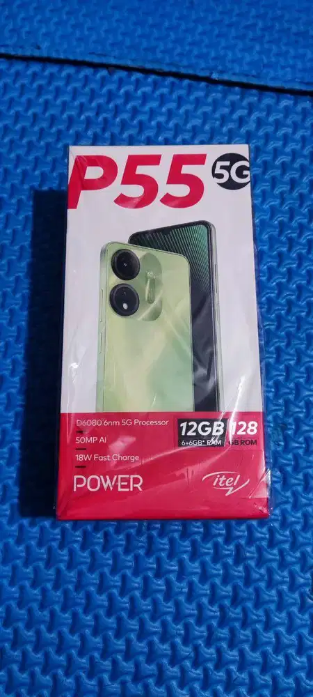 Jual Cepat HP Smartphone ITEL P55 5G 6/128 GB Bandung Mulus Murah