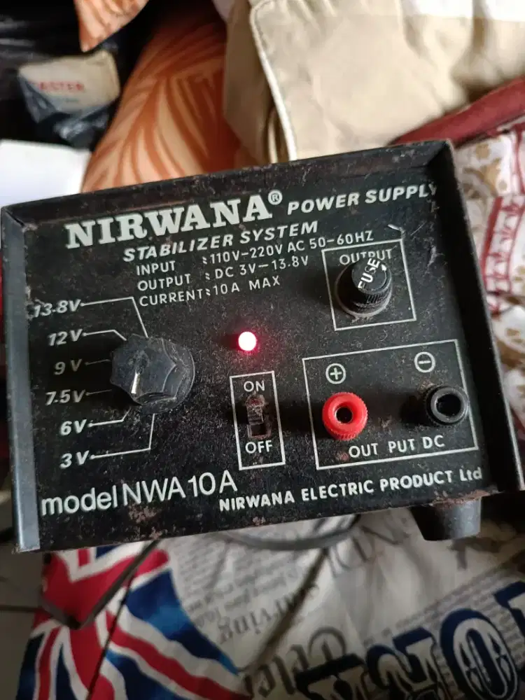 Dijual Regulator Stabilizer 13,8V 10A Merk Nirwana