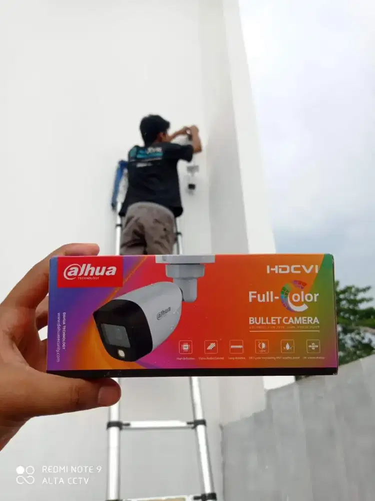 Paket CCTV murah dahua full color selalu berwarna meski malam