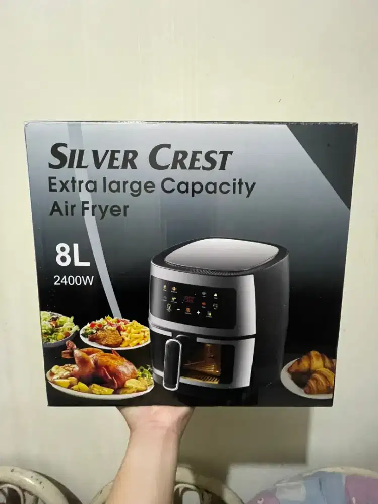 Air Fryer 8L silver crest 2400watt