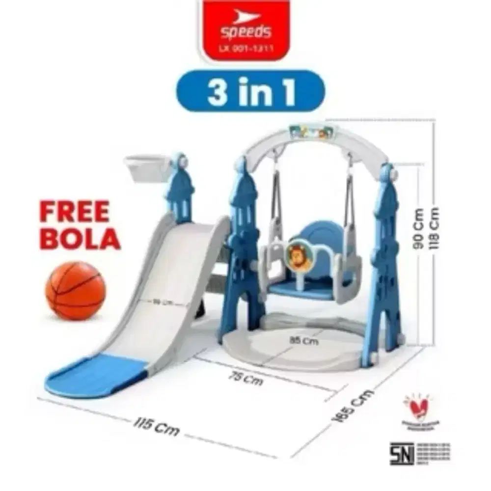 Mini Playground Mainan Ayunan Perosotan