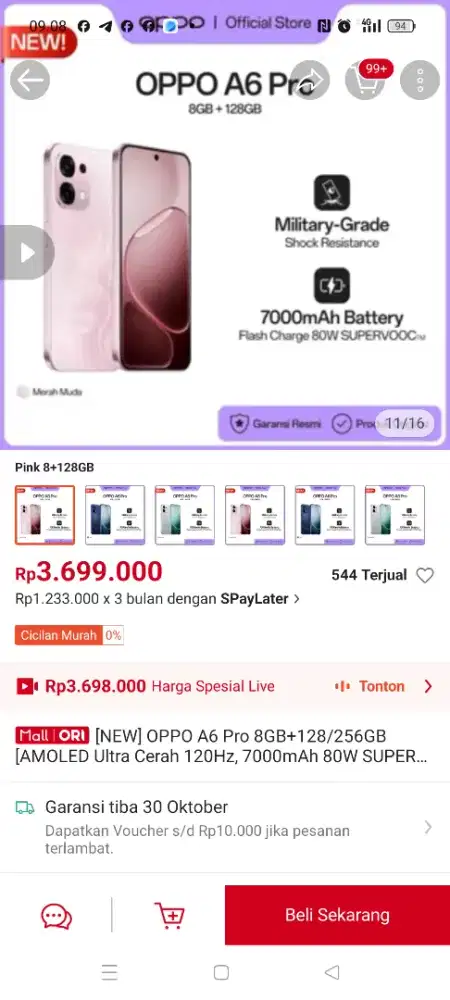 Oppo A6 Pro 8/128GB