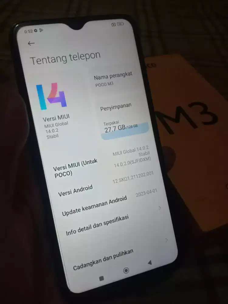 Poco M3 6/128 jual cepat