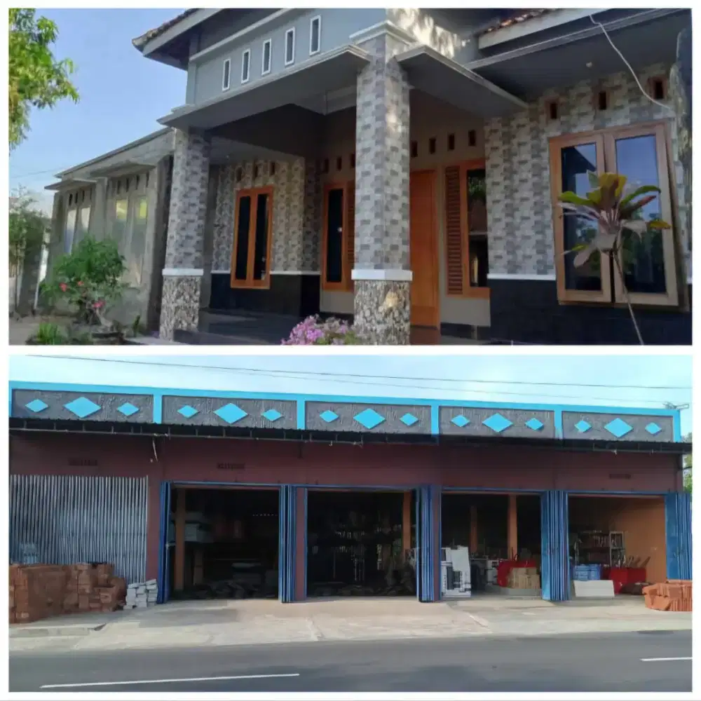 Dijual Rumah dan Ruko siap huni siap usaha