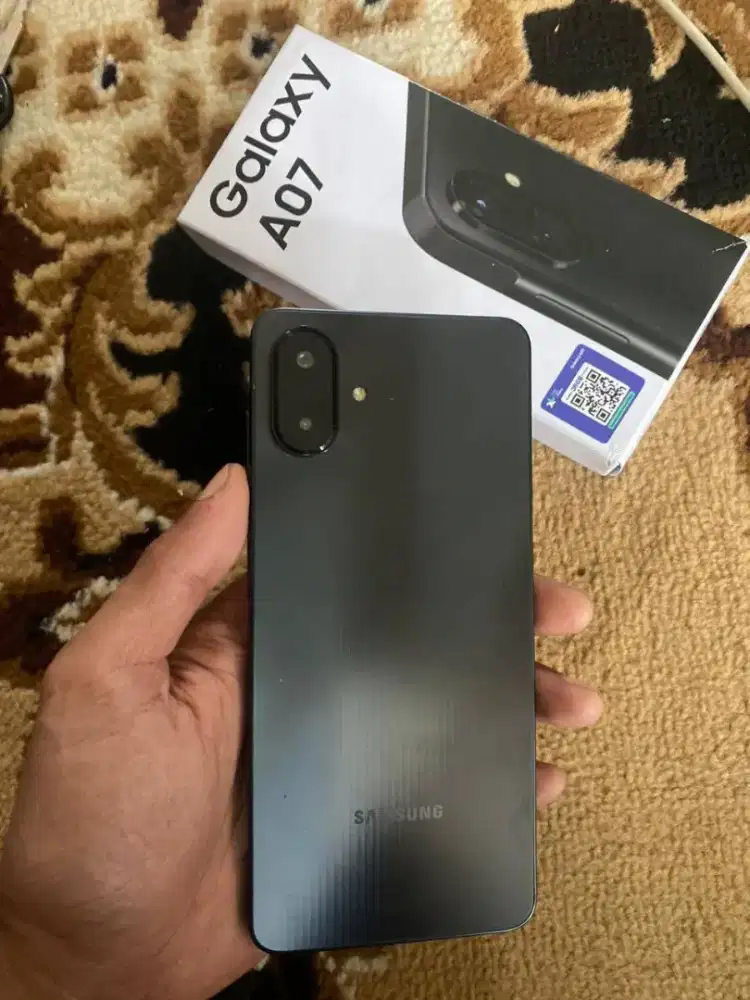 Samsung galaxy a07 pemakaian 1bulan ram 4/64 nota pembelian msh ad