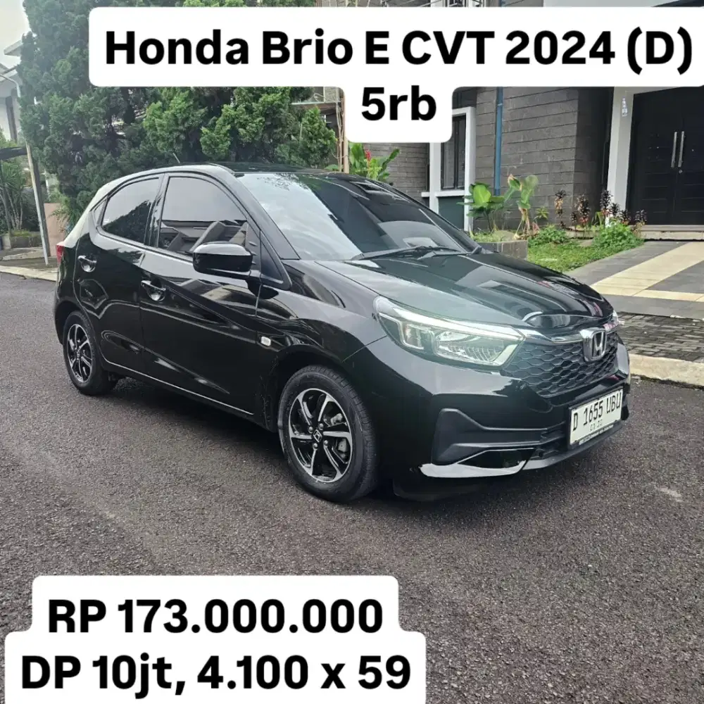 Antik KM 5rb.. Honda Brio E CVT 2024 (D)