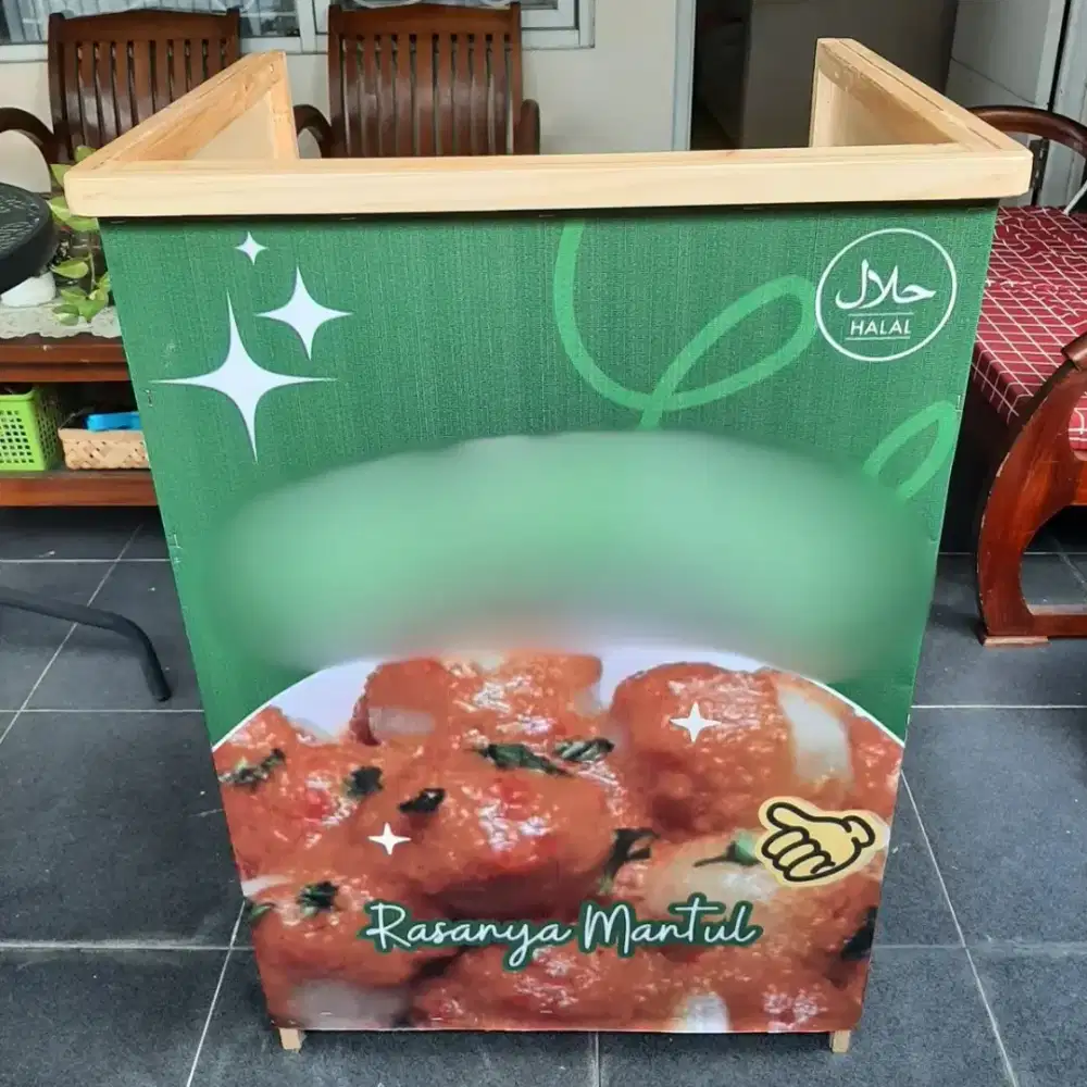 Meja Booth Stand Cilok Basreng