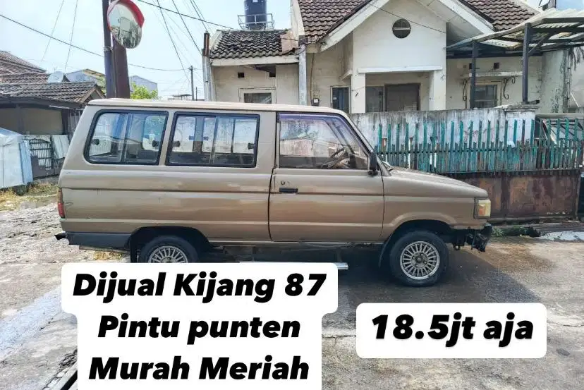 Dijual Mobil Toyota Kijang Tahun 1987 Murah meriah Kijang Pintu Punten