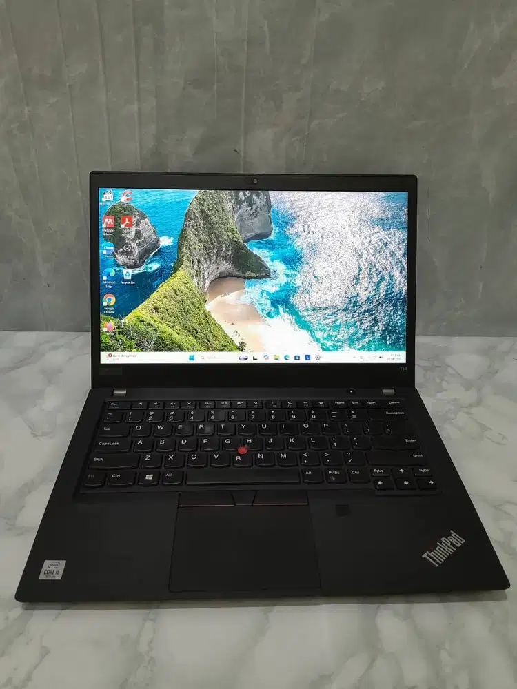 Lenovo T14. Core i5 gen10, Ram 16GB, NVME 256GB, Layar 14inch fullHD
